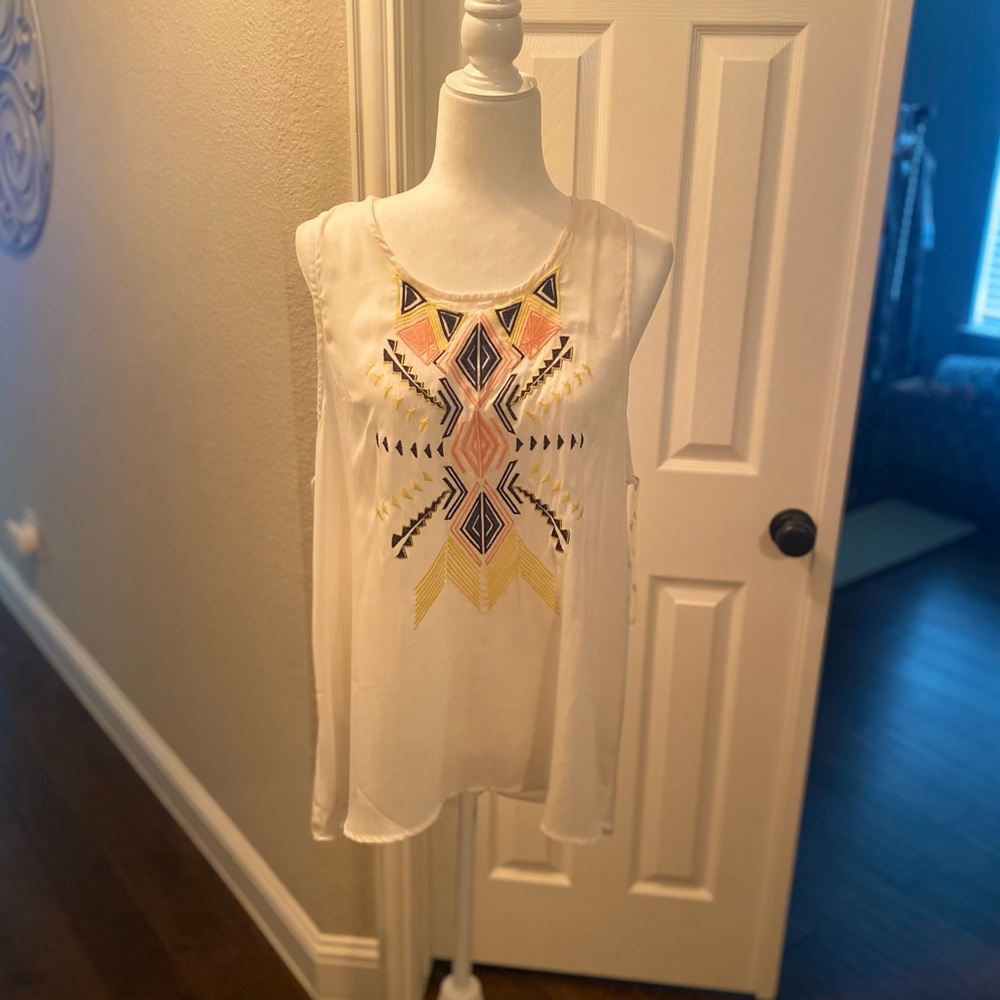 2xl Umgee Embroidered Blouse